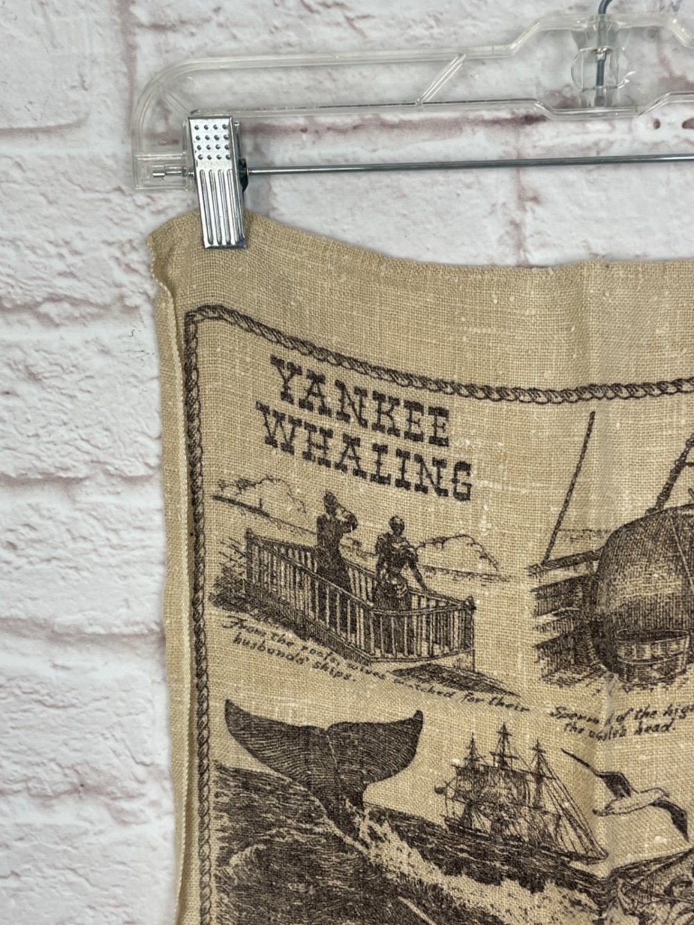 Yankee Whaling Vintage Linen Towel by Warren Boucher - Picture 6 of 6
